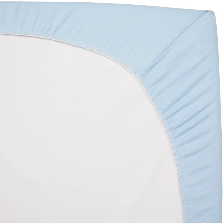 American Baby Company Fitted Bassinet Sheets, 2-Pack, Blue photo 6