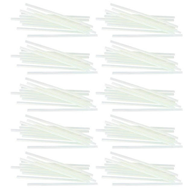 Lot de 100 bâtons de colle thermofusible transparents, 7 x 200 mm, pour bricolage, réparation