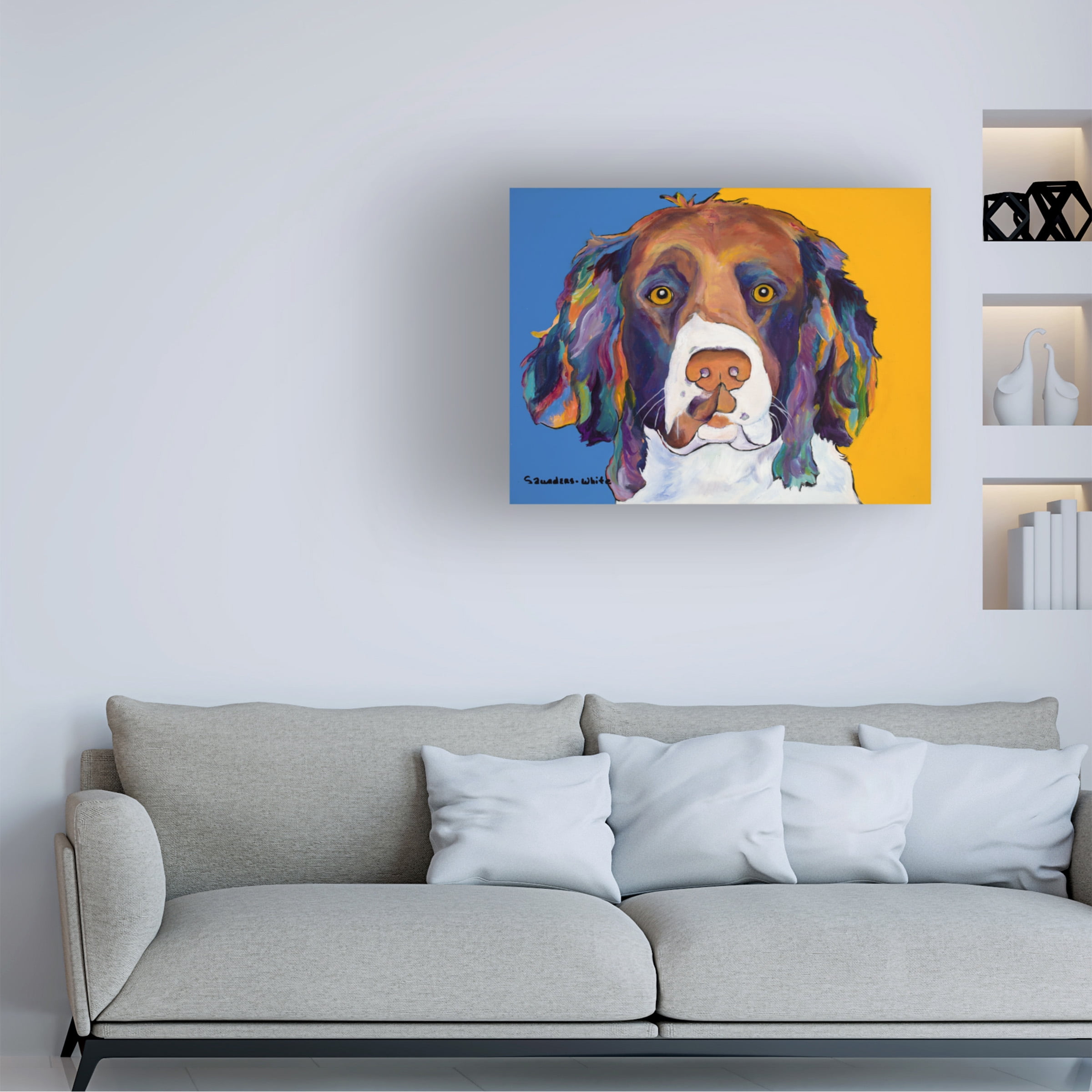 Pat Saunders-White 'Rainie' Canvas Art