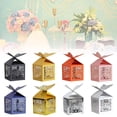 thumbnail image 3 of Gold 100 Uds. Para decoración de papel de mariposa Eid Ramadán Mubarak, caja de dulces con corte hueco, almacenamiento, suministros para fiesta islámica musulmana, 3 of 5