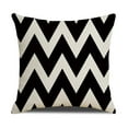 jieadkavo Throw Pillow Covers Black White Waterproof Hugging Pillow