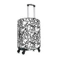 thumbnail image 3 of Xecao Hand Drawn Snake print Elastic Luggage Cover, with double-sided print , is perfect for travel, business, and daily use, 3 of 9