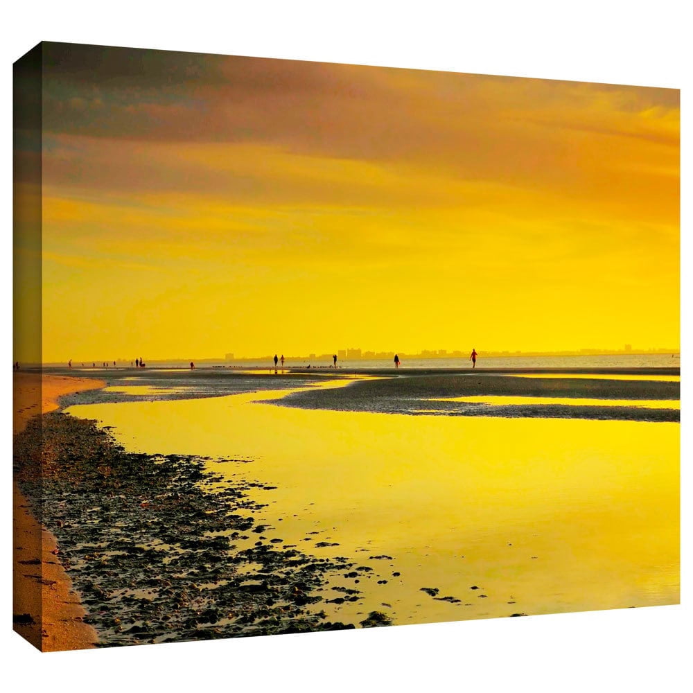 ArtWall Steven Ainsworth "Mellow Yellow Morning" Gallery-Wrapped Canvas