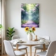 thumbnail image 6 of Canvas Wall Art Forest Canvas Art Print Flowers Pictures Wall Decor for Living Room Bedroom Artwork Decorations Stretched Framed Ready to Hang 8"x10", 6 of 9