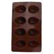 thumbnail image 1 of 8 huevos en forma de huevos de Pascua molde de silicona para hornear pastelería molde de Chocolate Afortunado Sencillez, 1 of 5