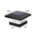thumbnail image 2 of POINTERTECK 6 LED Solar Power Deck Post Light Outdoor Garden Cap Square Fence Landscape Lamp Warm White Lamp, 2 of 7
