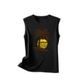 thumbnail image 4 of Penkiiy Hawaiian Beach Tank Tops for Women Summer Sunshine Graphic Sleeveless Tee Vintage Palm Tree Tee Hawaiian Vacation Shirts L Black, 4 of 5