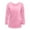 Pink, variant on Posijego Plus Size Fleece Top for Women Soft Long Sleeve Fuzzy Pullover Sweatshirts Casual Loose Shirts