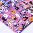thumbnail image 2 of Halloween Theme Sticker Children Toys Pumpkin Ghost Face Sticker Halloween Ornament Notebook Decoration Bubble Sticker heqiyong LED, 2 of 2