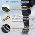 thumbnail image 6 of IC ICLOVER 24 Spikes Crampons Ice Cleats Traction Snow Grips for Shoes Boots Women Men, Anti Slip Stainless Steel Spikes Safe Protect Snow Chains for Hiking Fishing Walking Climbing - L, 6 of 7