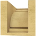 thumbnail image 4 of 5"W x 10"D x 5"H Wide Hughes Rough Cedar Woodgrain TimberThane Corbel, Primed Tan, 4 of 6