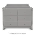 thumbnail image 5 of Delta Children Universal 6 Drawer Dresser with Interlocking Drawers - Greenguard Gold Certified, Grey, 5 of 6