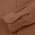 thumbnail image 5 of Axiiglly Mens Cotton Dress Shirt, Long Sleeve Collared Button Down Regular Fit Work Shirts, Comfy Business Casual Blouses with Pocket, 5 of 6