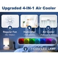 thumbnail image 4 of Ventilador humidificador Ventilador humidificador portátil con rociador de agua de 3 engranajes Ventilador de 3 engranajes para el hogar ANGGREK Otros, 4 of 8