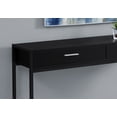 thumbnail image 2 of Contemporary Home Living 48" Black Contemporary Rectangular Hall Accent Table, 2 of 4