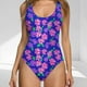 thumbnail image 1 of Trajes de baño de una pieza para mujer, moda de verano, estampado para mujer, con cojín en el pecho y sin soporte de acero, traje de baño con tirantes sin espalda, traje de baño para mujer, 1 of 4