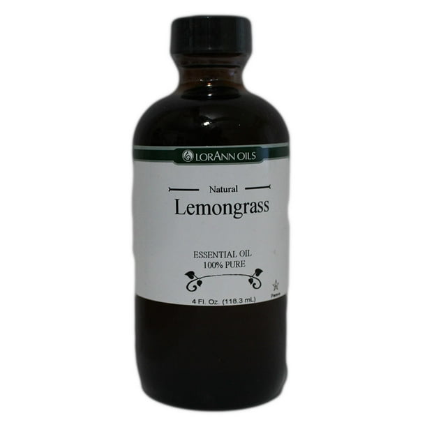 LorAnn Lemongrass Natural Food Grade Essential Oil 4 oz