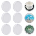 thumbnail image 3 of 6pcs Diy Round Coaster Making Silicone Molds Creative Epoxy Cup Mat Moulds, 3 of 3