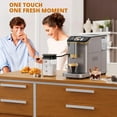thumbnail image 4 of Fully Automatic Espresso Coffee Machine with Milk Tank,20 Bar Hot & Iced Coffee Machine,Built-in Grinder,Touch Screen Espresso Maker with Steam Wand for Coffee Lover,Adjustable Grind Size Levels, 4 of 7