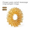 thumbnail image 4 of Alucy Rouleau de Massage Acupression Doré - Outil de Massage des Doigts, Soulagement du Stress Relaxation Doigts Surmenés, 4 of 8