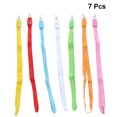 thumbnail image 3 of SHISUYAN 7pcs LED Light Up Holder Lanyards Keychain Holder Keyring Neck Straps for Students Office Workers (Mixed Colors), 3 of 8
