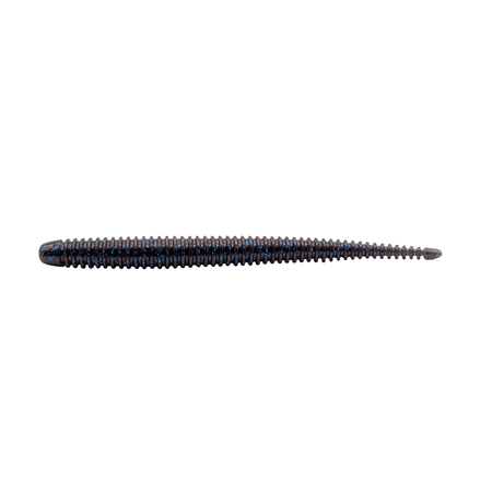 6th Sense Bamboosa 5.3 in Soft Plastic Stick Bait Ribbed Salt-Infused Worm Bass Fishing Lure 8 Pack Made in USA
