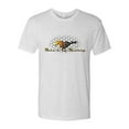 thumbnail image 2 of Wild Bobby, Make It My Mustang Vintage Ford Honeycomb, Cars and Trucks, Men Premium Tri Blend Tee, Heather White, Medium, 2 of 4