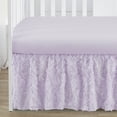 thumbnail image 3 of Sweet Jojo Designs Rose Lavender Purple 4 Piece Crib Bedding Set, 3 of 6