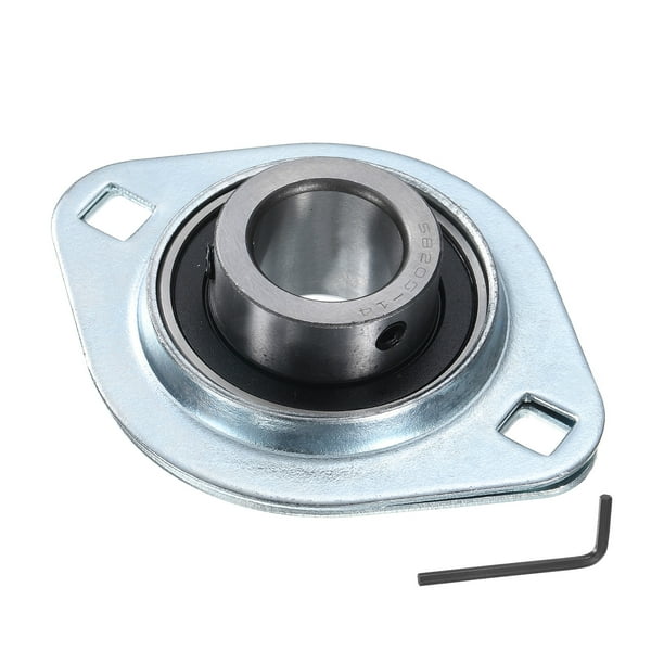 Rodamiento montado en brida de 7/8" con alojamiento de acero prensado, unidad SBPFL205-14, con llave