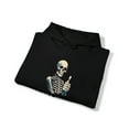 thumbnail image 5 of Skeleton Thumbs Up I'm Fine Hoodie Unisex Heavy Blend™ Hooded Sweatshirt, 5 of 9