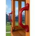 thumbnail image 2 of Creative Cedar Designs Timber Valley Wooden Playset with Wooden Roof, Glider Swing, Sandbox, Climbing Wall, Ladder, Slide & Belt Swings, 2 of 6