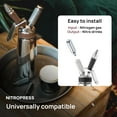 thumbnail image 3 of Hatfields London NitroPress Nitro Cold Brew Coffee Maker (Starter Kit with 40 Refills), 3 of 7