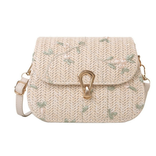 Sonducket Bolso de hombro tejido de estilo bohemio para mujer, bolso de gran capacidad con cierre de almacenamiento para llaves de teléfono, Bolsas de mensajero y de hombro