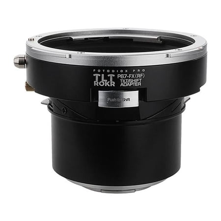 Fotodiox TLTROKR-P67-FXRF Tilt & Shift Lens Mount Adapter for Pentax 6 x7 Fujifilm Camera Body
