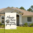 thumbnail image 2 of Jbralid A House Is Not A Home Without Paw Prints Linen Garden Flag For Spring Summer Home Outdoor Garden Yard Door Decor 12x18 inch, 2 of 5