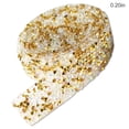 thumbnail image 3 of Pegatinas ostentosas, cadena de diamantes de imitación con purpurina, decoración de cristal de resina, apliques para manualidades, decoración Artesanía Oro de color 1 yarda 0.5 cm de ancho Yuarrent HA059789-92, 3 of 6