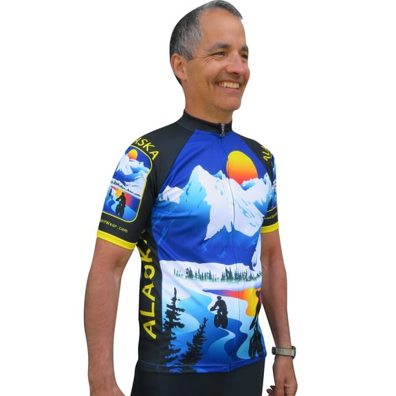 Free Spirit Bike Jerseys Alaska FatBike Cycling Jersey