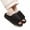 Black, variant on Women's Slippers Flax Slip on Mules Clogs, Adjustable Closure Diabetic Walking Shoes for Women Extra Wide Width Indoors
