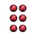 thumbnail image 2 of Patch Résine Rouge Fournitures de Bricolage pour Fabrication de Bijoux Forme Ronde 30 Pcs 12Mm, 2 of 8