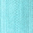 thumbnail image 1 of Ahgly Company Indoor Square Solid Light Blue Modern Area Rugs, 7' Square, 1 of 4