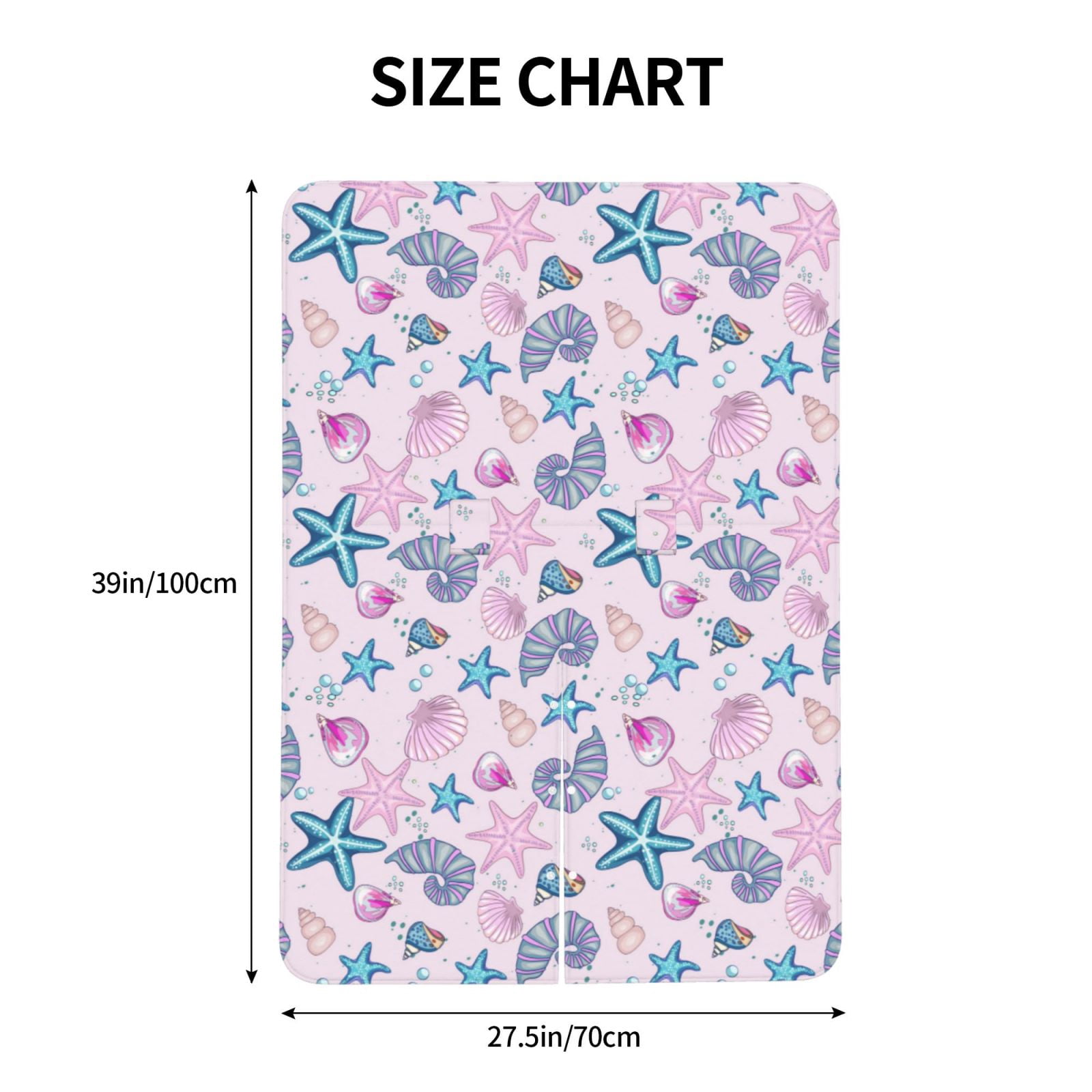 Naloa Sea Shells 3 Baby Car Seat Cover, Breathable Baby Carrier Cover, Multiuse Baby Carrier Cover & Nursing Breastfeeding Cover