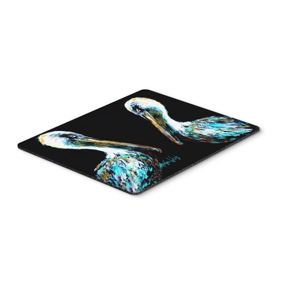 Carolines Treasures MW1164MP Dressed in Black Pelican Mouse Pad Hot Pad or Trivet Large multicolor