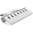 thumbnail image 1 of Hub USB 3.0 en Aluminium, 7 Ports de Données USB 3.0 Ultra-Rapides, Compatible avec les Ordinateurs Portables Windows PC, 1 of 5