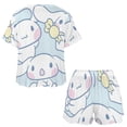 thumbnail image 4 of Cinnamoroll Women Pajamas Set Loungewear Sleepwear 2 Piece PJ Sets, 4 of 7