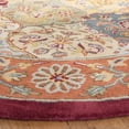 thumbnail image 4 of Safavieh Heritage Woodville Oriental Wool Area Rug, Multi/Red, 8' x 8' Round, 4 of 8