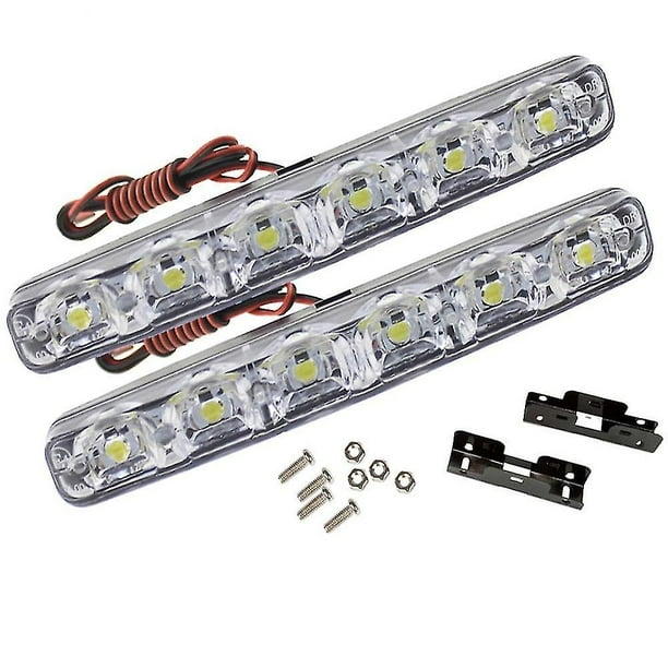6 led Auto Running Daylight Lamp Fog Light Car Bulb Walmart