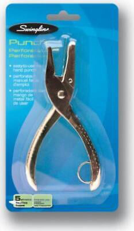 6Pc Swingline Work Essentials 5 Sheet Capacity Single Hole Paper Punch Silver