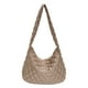 thumbnail image 2 of Bolsa de mensajero acolchado ligero de embrague femenino de moda para mujer (caqui) Tmvgtek Para Estrenar, 2 of 9