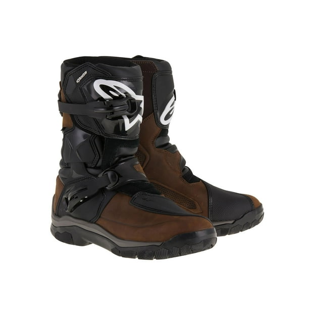 Bota de moto Alpinestars Belize Drystar para hombre, color negro