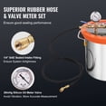 thumbnail image 5 of VEVOR 5 Gallon 1/5 HP 150 W Vacuum Chamber and 3.5 CFM Single Stage Pump Degassing Chamber Kit for Degassing Urethanes Silicones Epoxies and Resins, 5 of 9